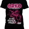Retro Movies Masters Of The Universe Orko Girly T-Shirt Black