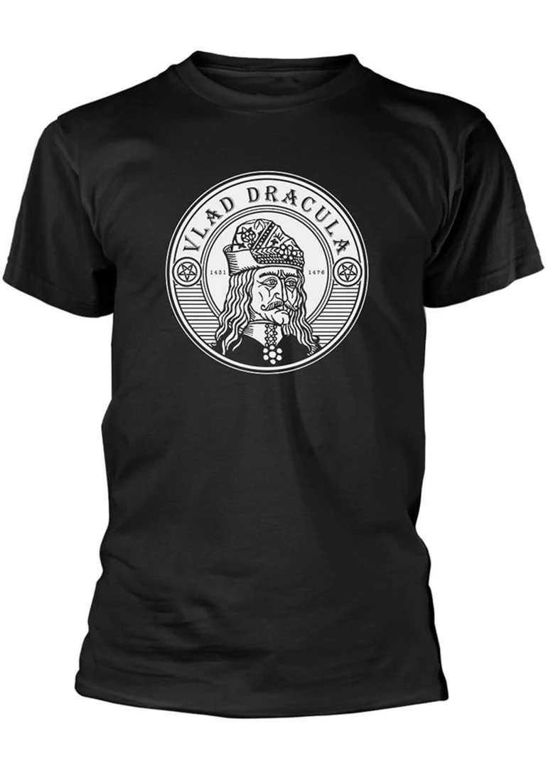 Retro Movies Vlad Tepes Dracula T-Shirt Black New In