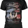 New In Retro Movies Earth Vs. The Flying Saucers T-Shirt Black