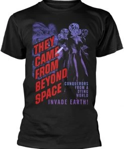 New In Retro Movies They Came From Beyond Space T-Shirt Black