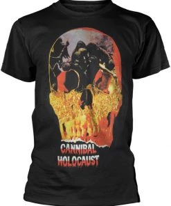 New In Retro Movies Cannibal Holocaust T-Shirt Black