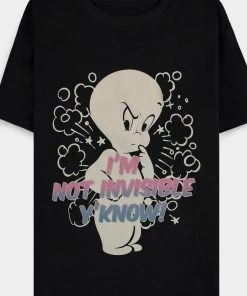 Retro Movies Casper T-Shirt Black