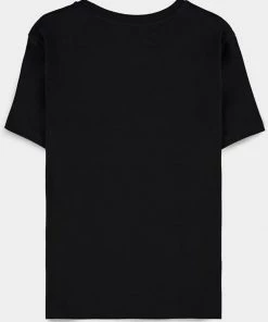 Retro Movies Pokémon Running Pika Girlie T-Shirt Black New In