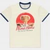 Retro Movies Mens Universal E.T Phone Home T-Shirt Beige