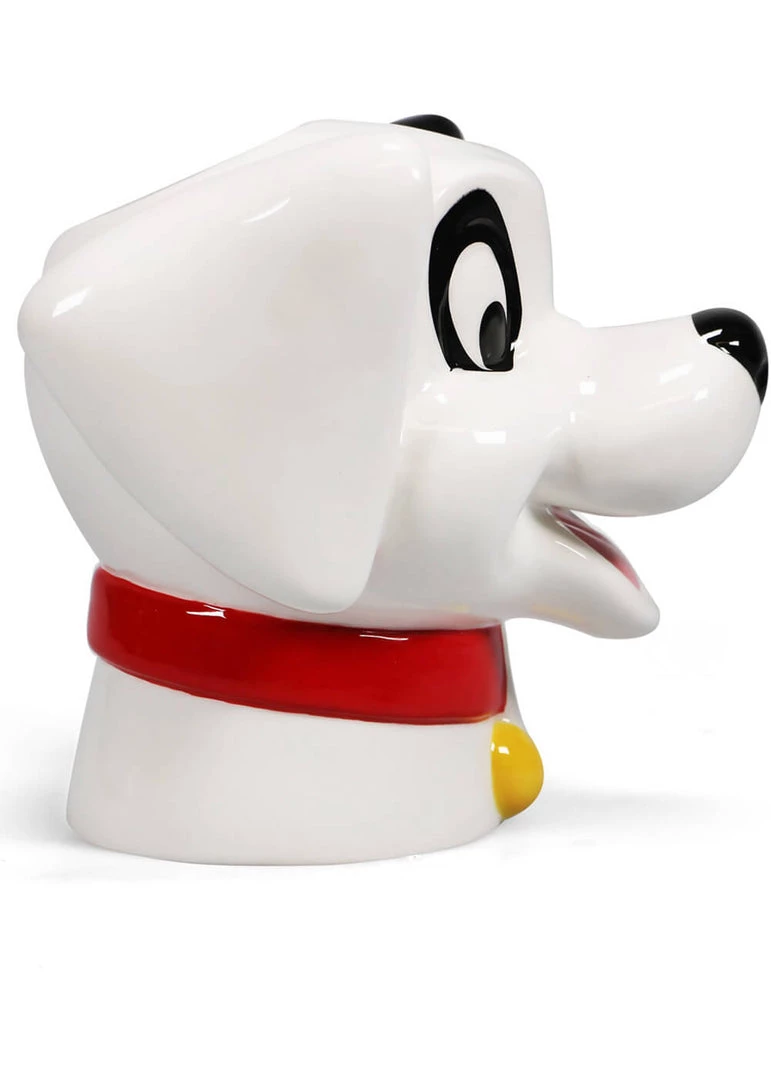 Retro Movies Disney 101 Dalmatians Patch Vase White