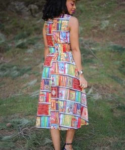 Retrolicious Fairytales Midi 50's Swing Dress Multi New In