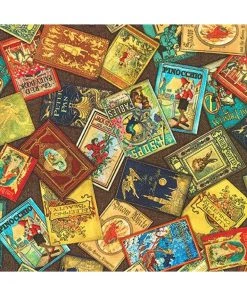 Retrolicious Bow Fairytale Books 40's Top Multicolour