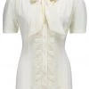 Rock N Romance Betsy 40's Blouse Antique White New In