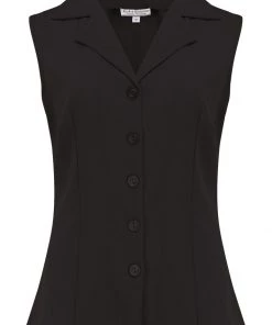 Rock N Romance Gladys 50's Blouse Black New In