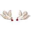 New In Rosita Bonita Doves Of Love Double Brooch