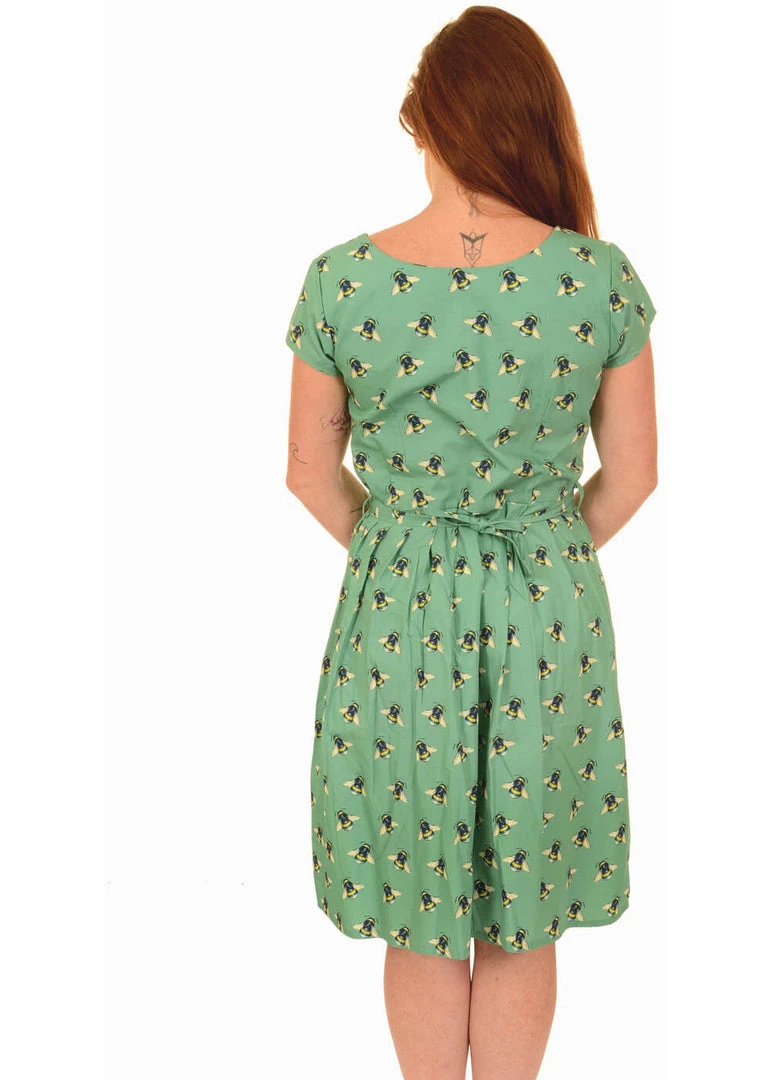 Run And Fly Run & Fly Bumble Bee 50's Dress Green