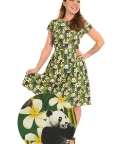 New In Run And Fly Panda 50's Dress