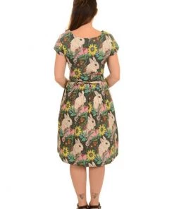 New In Run And Fly Spring Bunny 60's Dress