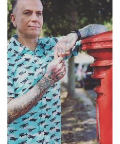 Run And Fly Run & Fly Mens Aeroplanes Shirt Blue New In