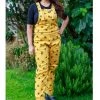 Run And Fly Run & Fly Bees Knees Twill 60's Dungarees Mustard