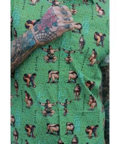 Run And Fly Run & Fly Mens Sumo Shirt Green