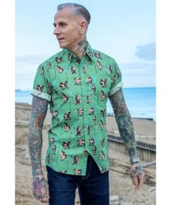 Run And Fly Run & Fly Mens Sumo Shirt Green