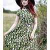 New In Run And Fly Swan Love 50's Dress Black