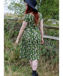 New In Run And Fly Swan Love 50's Dress Black