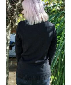 Run And Fly Run & Fly Daisy Chain 60's Sweater Black