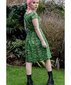 Run And Fly Run & Fly Camo Dino 50's Dress Green