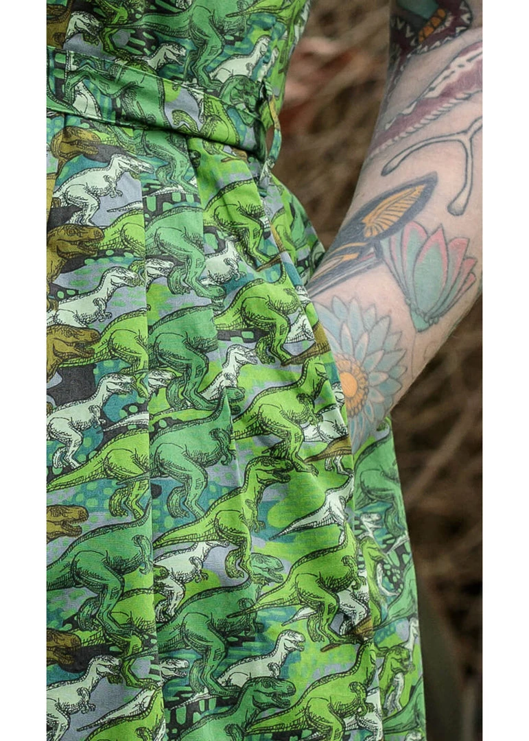 Run And Fly Run & Fly Camo Dino 50's Dress Green