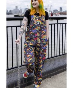 Run And Fly Run & Fly Katie Abey Positivity Dungarees Multi