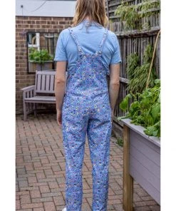 Run And Fly Run & Fly Sugar And Sloth 80's Dungarees Blue New In