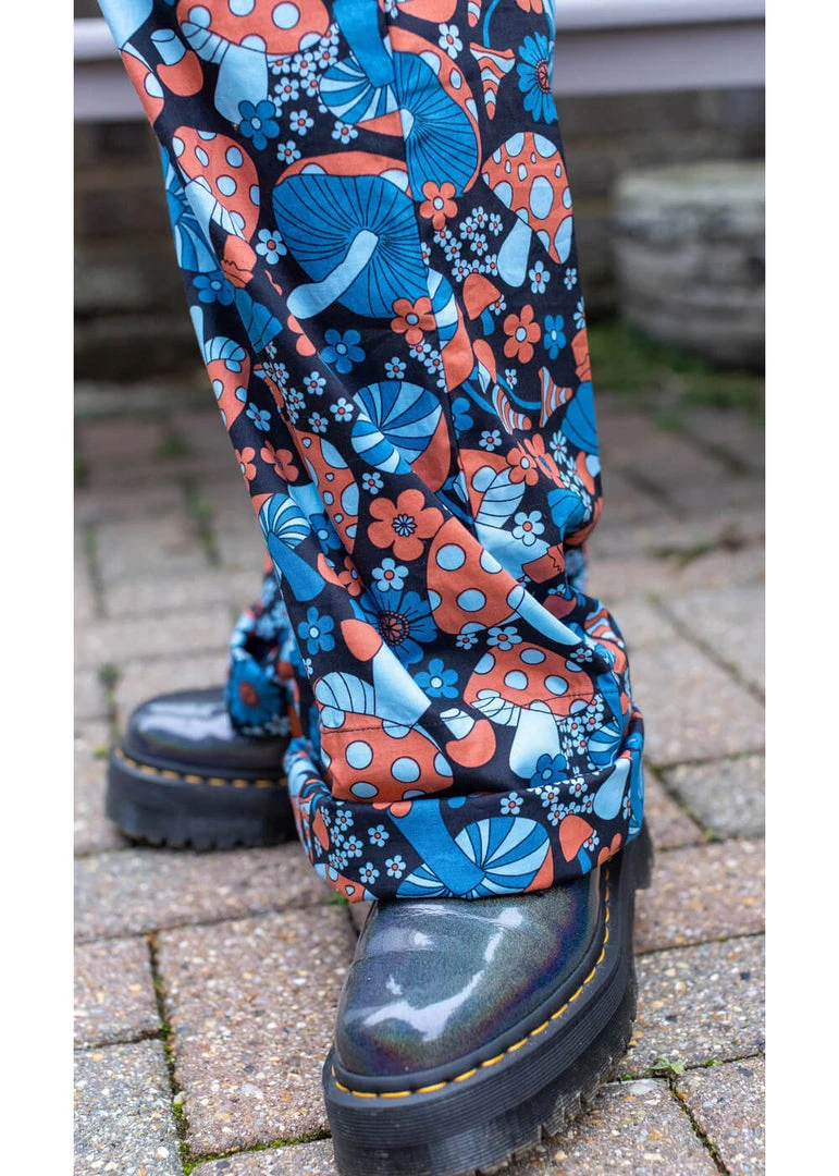 Run And Fly Run & Fly Magic Mushroom Jumpsuit Black New In