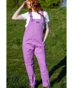 Run And Fly Run & Fly Lightweight Twill 70's Dungarees Violet New In