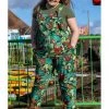 Run And Fly New In Run & Fly Orangutan Dungarees Green