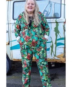 Run And Fly Run & Fly Orangutan Boilersuit Jumpsuit Green New In