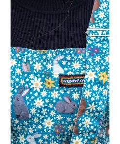 Run And Fly New In Run & Fly Rabbit Twill 60's Dungarees Multi