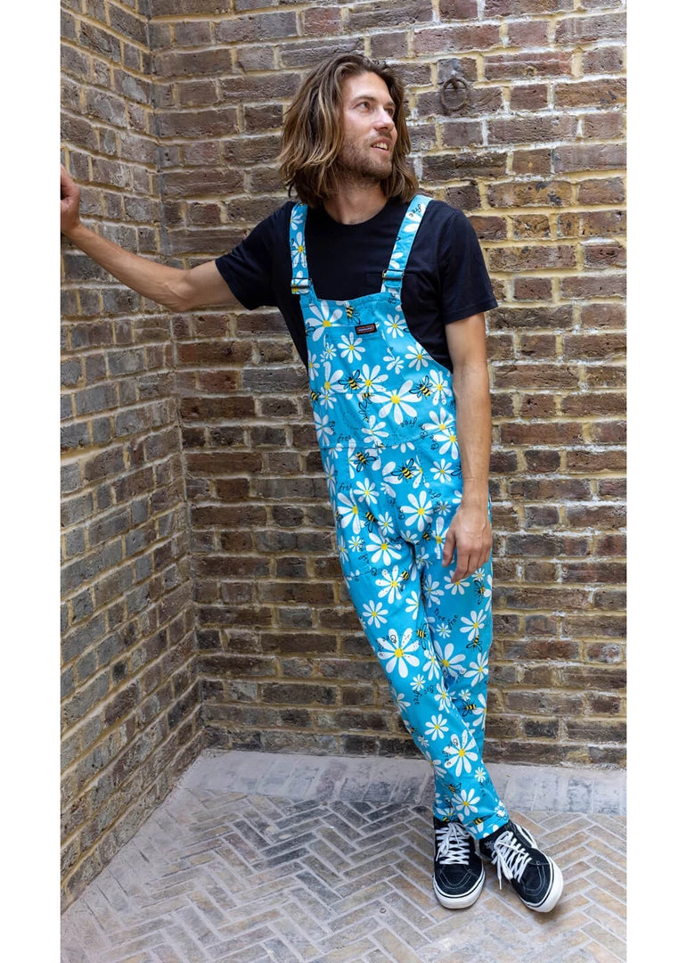 Run And Fly Run & Fly Bee Free 70's Dungarees Blue New In