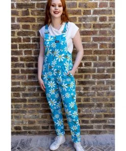 Run And Fly Run & Fly Bee Free 70's Dungarees Blue New In