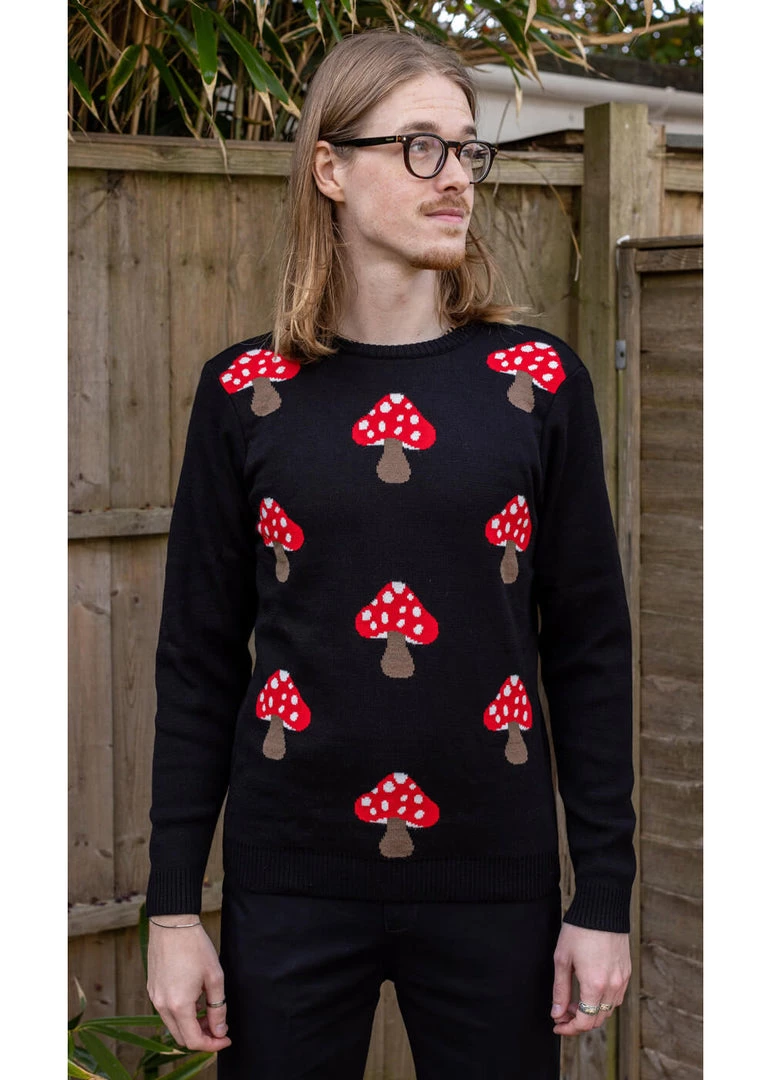 Run And Fly Run & Fly Mushroom Jumper Black