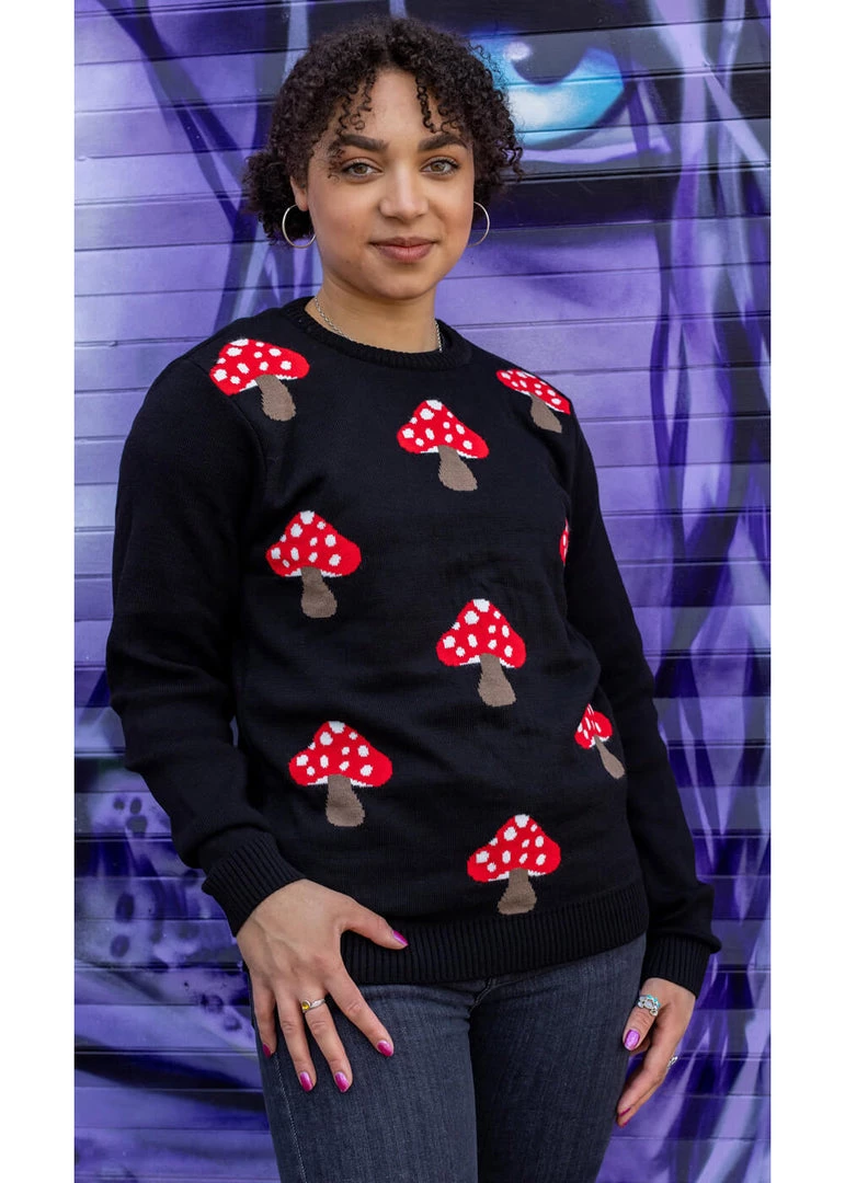 Run And Fly Run & Fly Mushroom Jumper Black