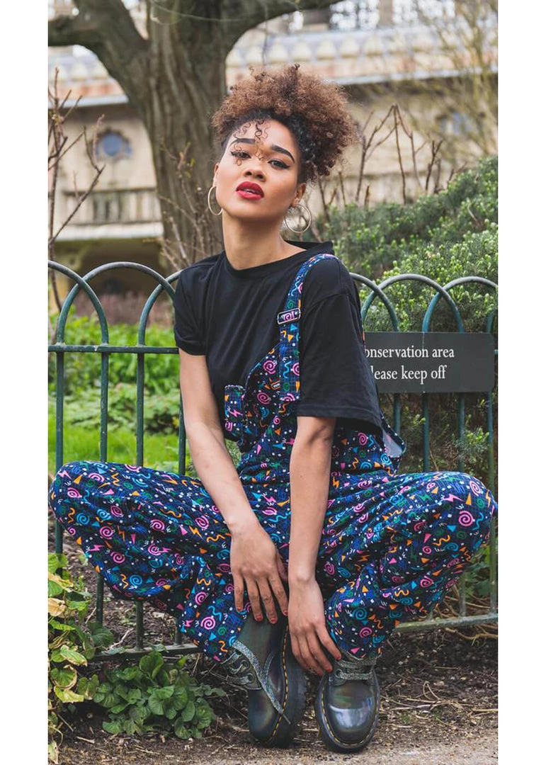 New In Run And Fly Memphis 60's Dungarees Black