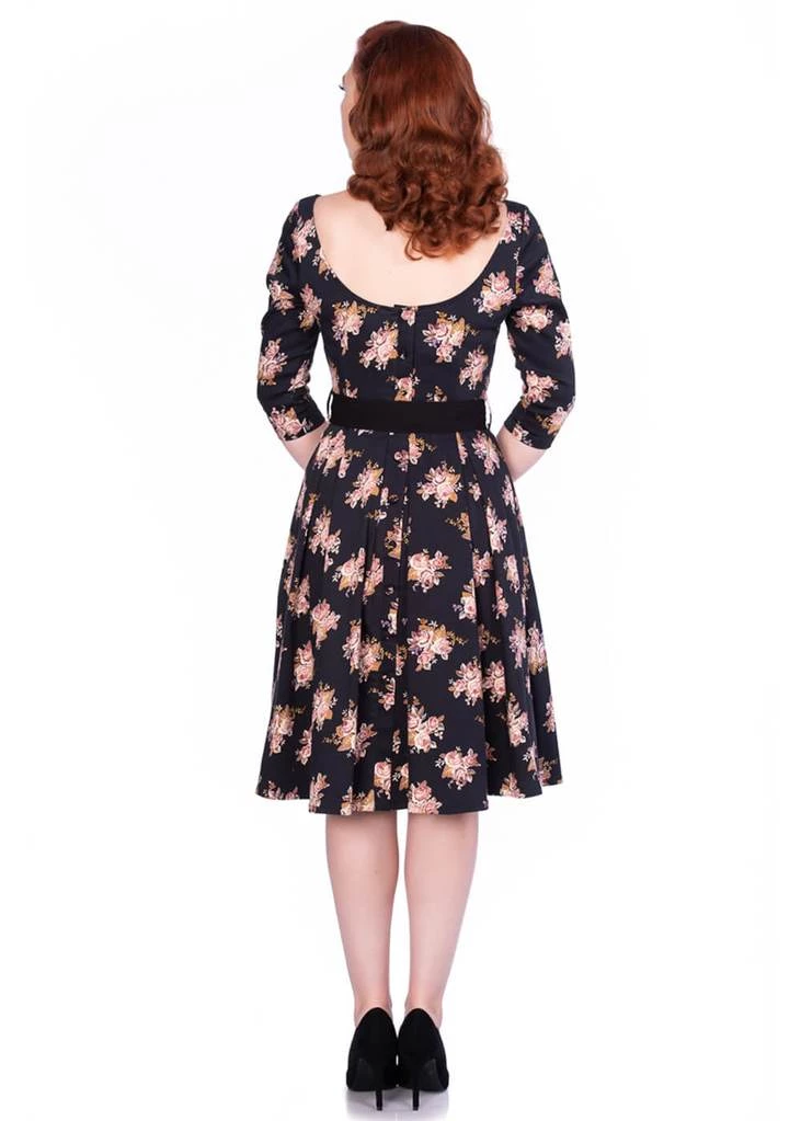 Sheen Priscilla Floral 50's Swing Dress New In