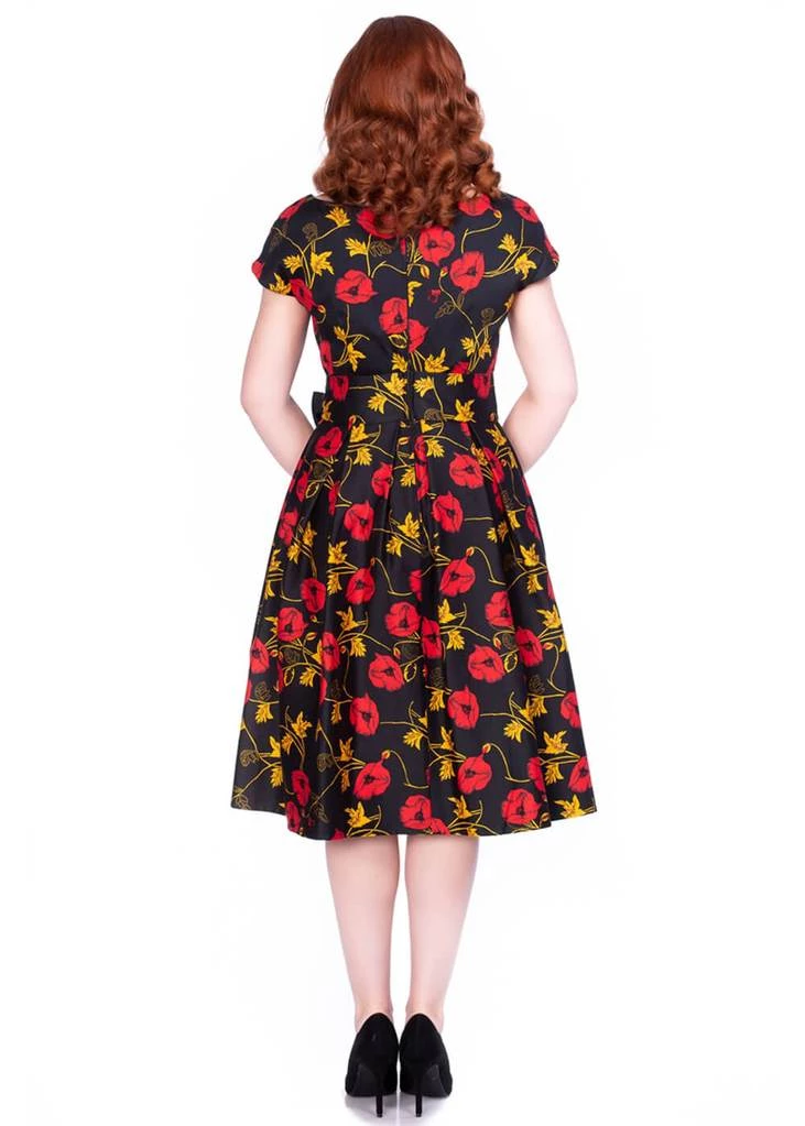 New In Sheen Minal Floral 50's Swing Dress