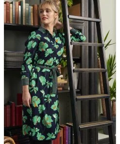 New In Smashed Lemon Tend My Garden 60's Dress Black