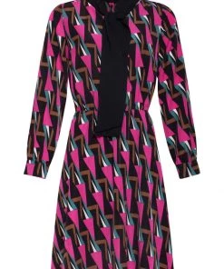 Smashed Lemon Arcade 60's A-Line Dress Pink New In