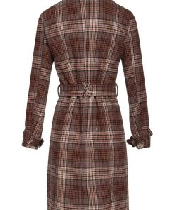 Smashed Lemon Investigate Me 60's Trenchcoat Brown New In