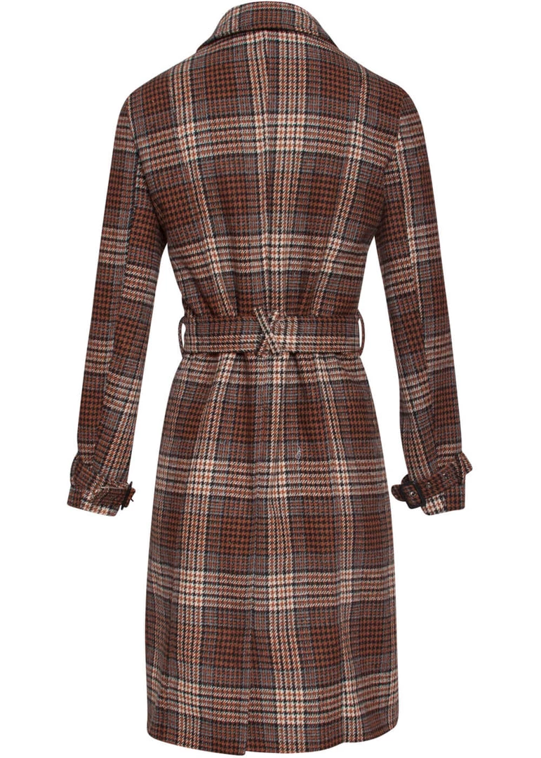 Smashed Lemon Investigate Me 60's Trenchcoat Brown New In