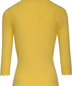 New In Smashed Lemon Retro Day 70's Jumper Yellow