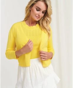 New In Smashed Lemon Retro Day 70's Jumper Yellow