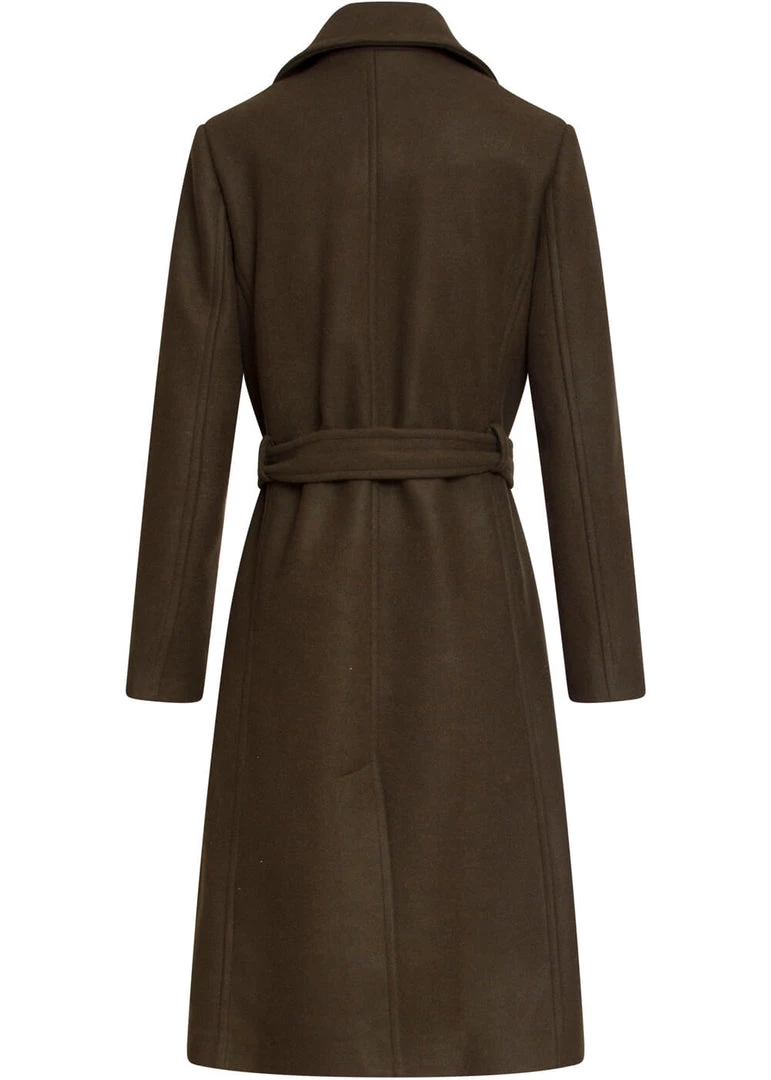 Smashed Lemon Fierce For Days 70's Coat Olive Green