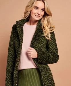 Smashed Lemon Tiger Army 60's Coat Green Black New In