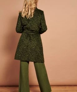 Smashed Lemon Tiger Army 60's Coat Green Black New In