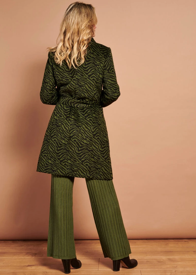 Smashed Lemon Tiger Army 60's Coat Green Black New In